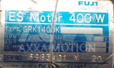 GRK1400K, Motors-AC-Servo - Fuji